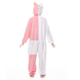 Danganronpa Monomi Pink Bunny Jumpsuit Sleepwear Pajamas Outfit Cosplay Costume Halloween Carnival Suit
